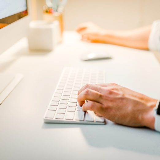 Marketing team placing social proof on website
